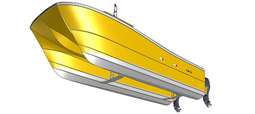 conception catamaran RIDER CS33