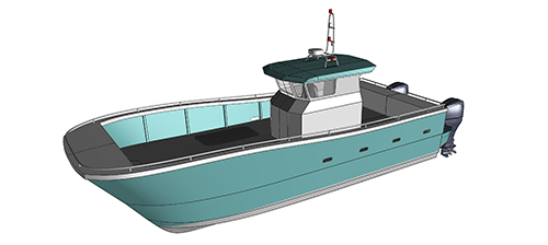 conception catamaran RIDER CS33