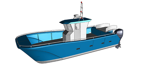 Bretagne conception catamaran RIDER CS28