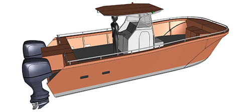 Bretagne conception catamaran RIDER CS28