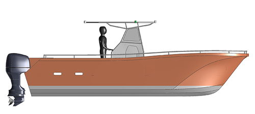 Bretagne conception catamaran RIDER CS28