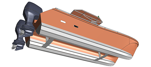 Bretagne conception catamaran RIDER CS28