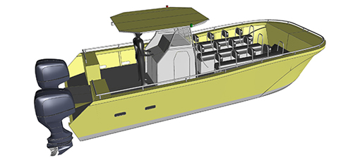 Bretagne conception catamaran RIDER CS28