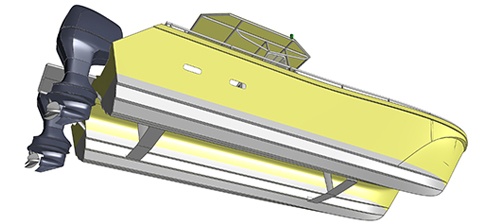 Bretagne conception catamaran RIDER CS28