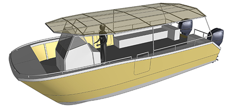 conception catamaran RIDER CS31