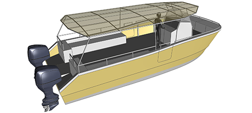 conception catamaran RIDER CS31