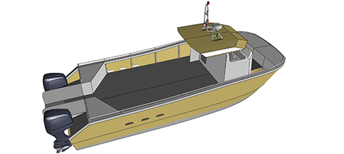 conception catamaran RIDER CS31