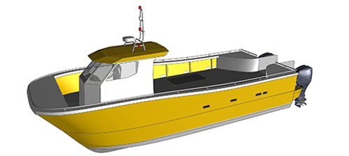 conception catamaran RIDER CS33